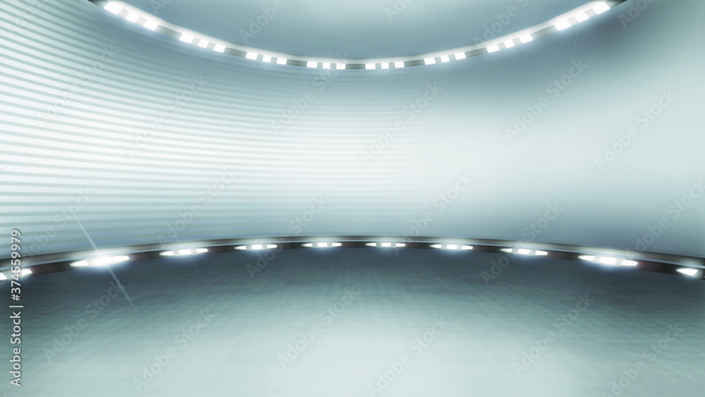 Vision Setting Backdrop Futuristic virtual studio backdrop, with spotlights. Ideal for virtual ...