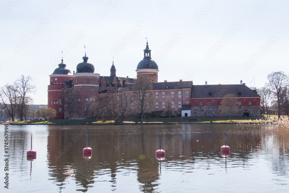 Gripsholm Castle in a sunny day, Mariefred, Sweden.