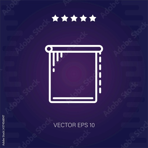 blind vector icon modern illustration