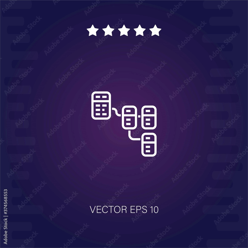 relational vector icon modern illustration relational vector icon modern illustration