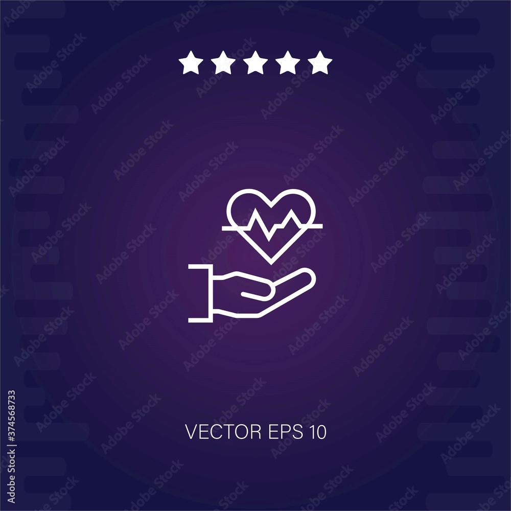 heart vector icon modern illustration heart vector icon modern illustration
