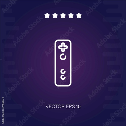 controller vector icon modern illustration photo