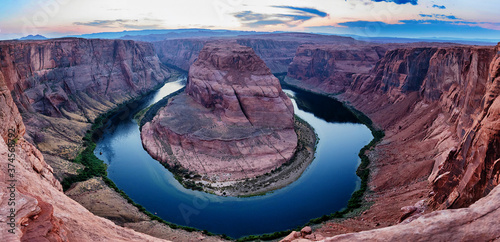 The Horseshoe Bend of the Colorado River at Page, Arizona