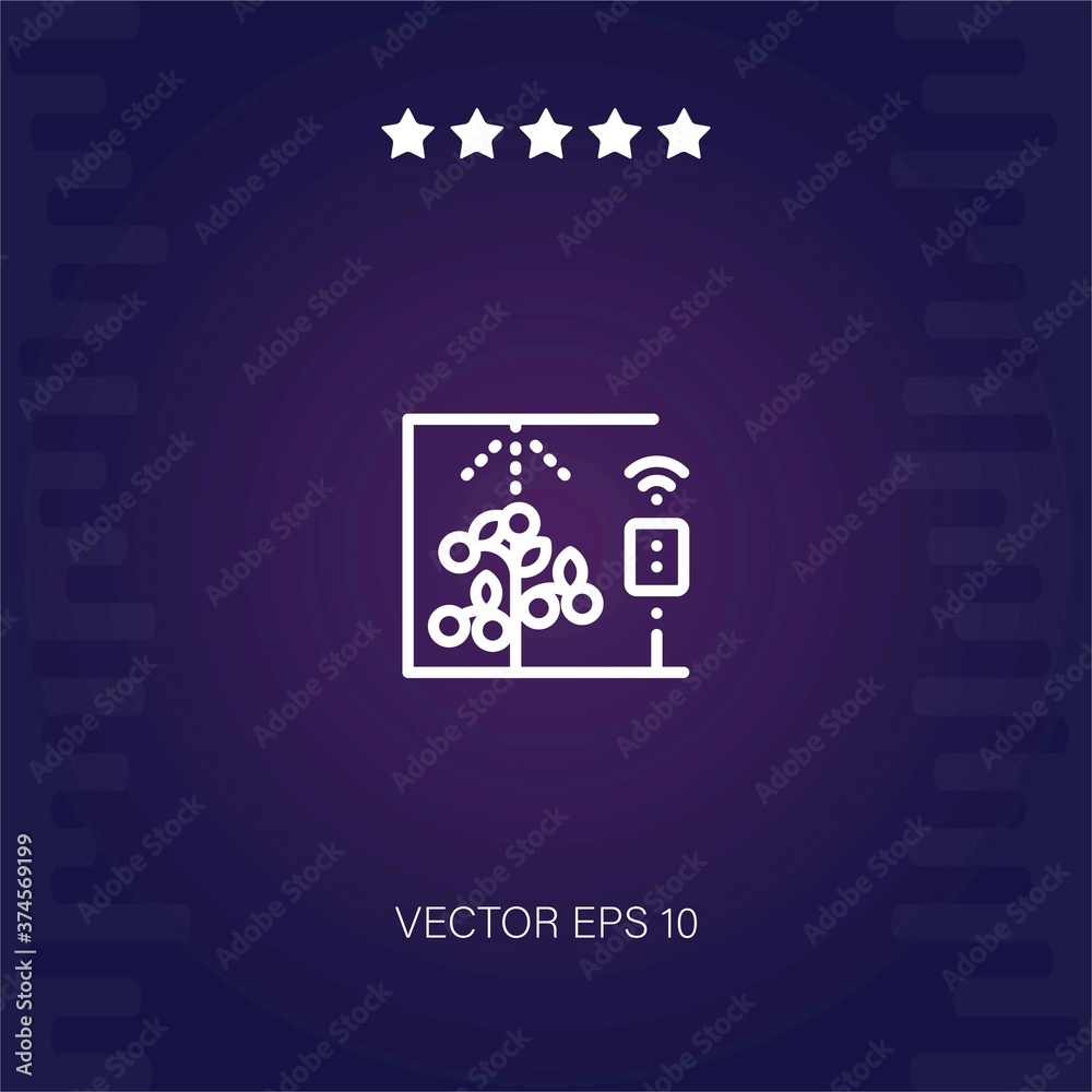 smart farm   vector icon modern illustration