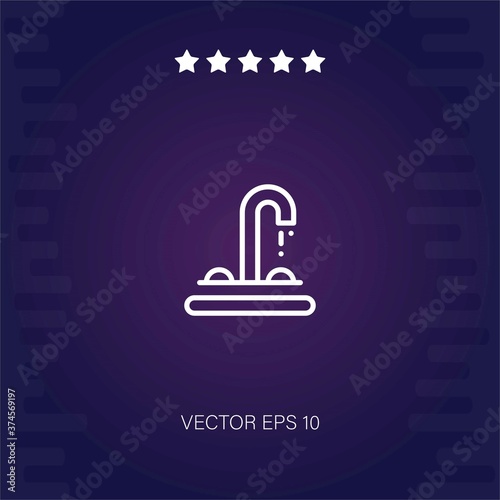 sink vector icon modern illustration