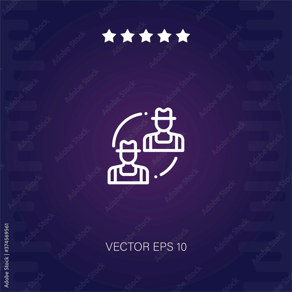 connect vector icon modern illustration connect vector icon modern illustration