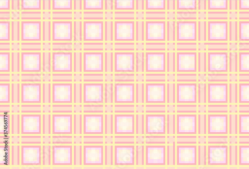 Seamless tartan plaid pattern in shades of pink ,red, orange for thumbnail ,blog, background .computer generated image