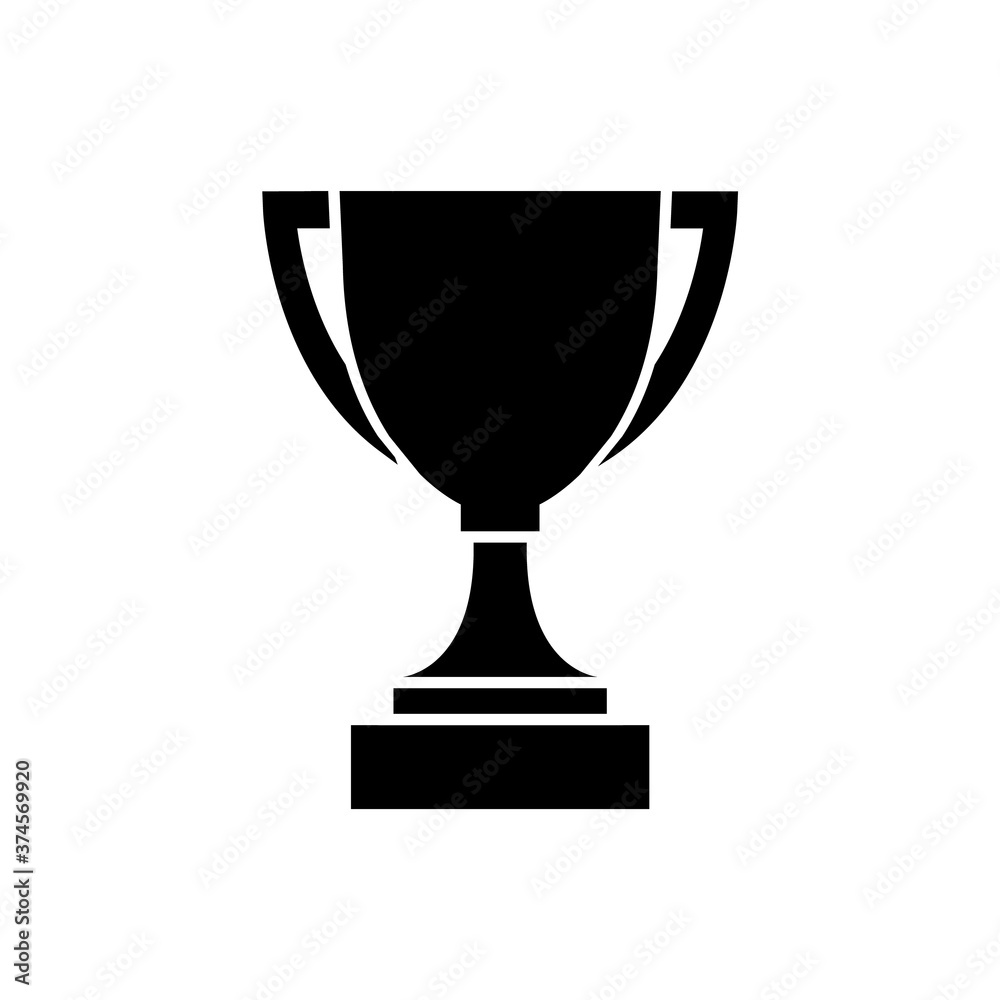 Trophy Cup icon, logo isolated on white background
