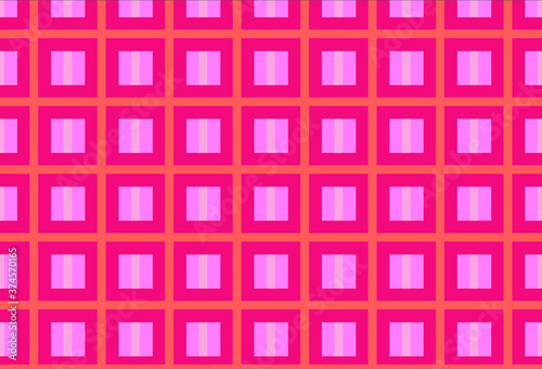 Seamless tartan plaid pattern in shades of pink ,red, orange for thumbnail ,blog, background .computer generated image © mimilee