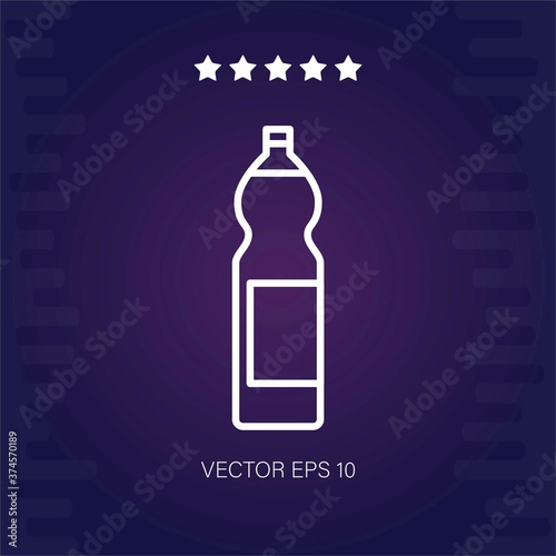 water bottle vector icon modern illustration