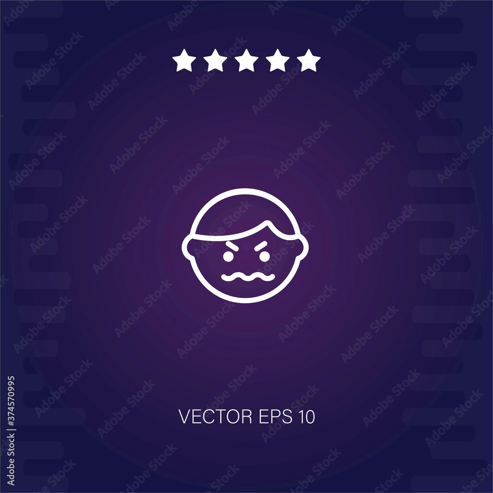 drunk vector icon modern illustration drunk vector icon modern illustration