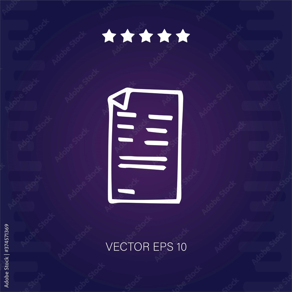 invoice vector icon modern illustration invoice vector icon modern illustration