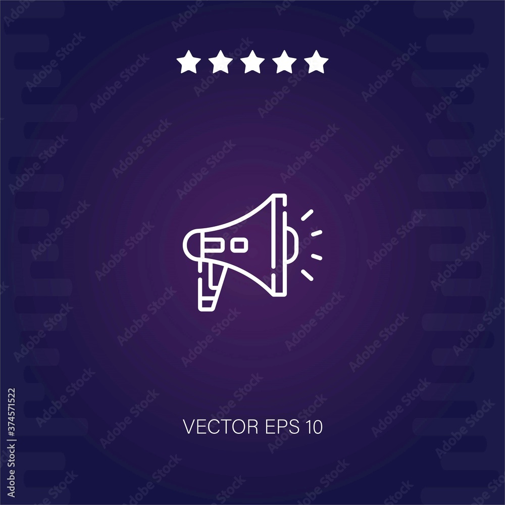 megaphone vector icon modern illustrator megaphone vector icon modern illustrator