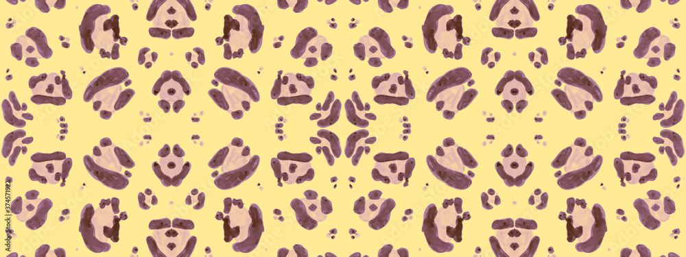 Seamless Leopard Wallpaper. Brown Abstract Seamless Leopard Wallpaper. Brown Abstract