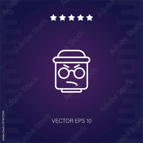 tough   vector icon modern illustration
