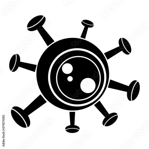 vector virus icon