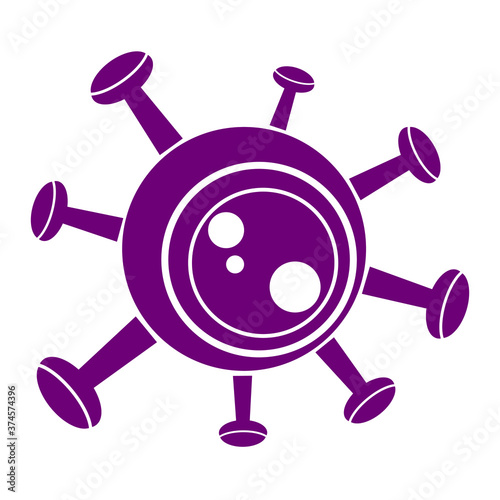 vector virus icon
