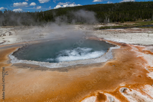 Crested Pool at Yellowstone National Park