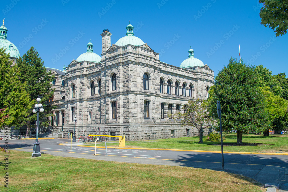 Victoria, British Columbia/Canada Jul-26-2014>> Beautiful sunny day during summer time in the capital city of Victoria in Vanouver island beautiful province of British Columbia.