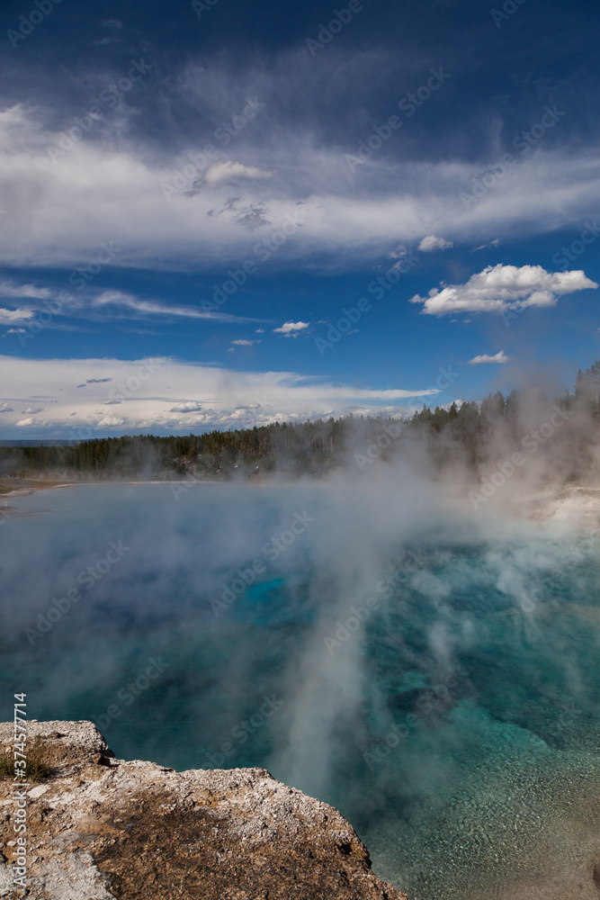 Excelsior Geyser Crater at Yellowstone