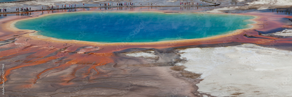 Grand Prismatic Spring at Yellowstone