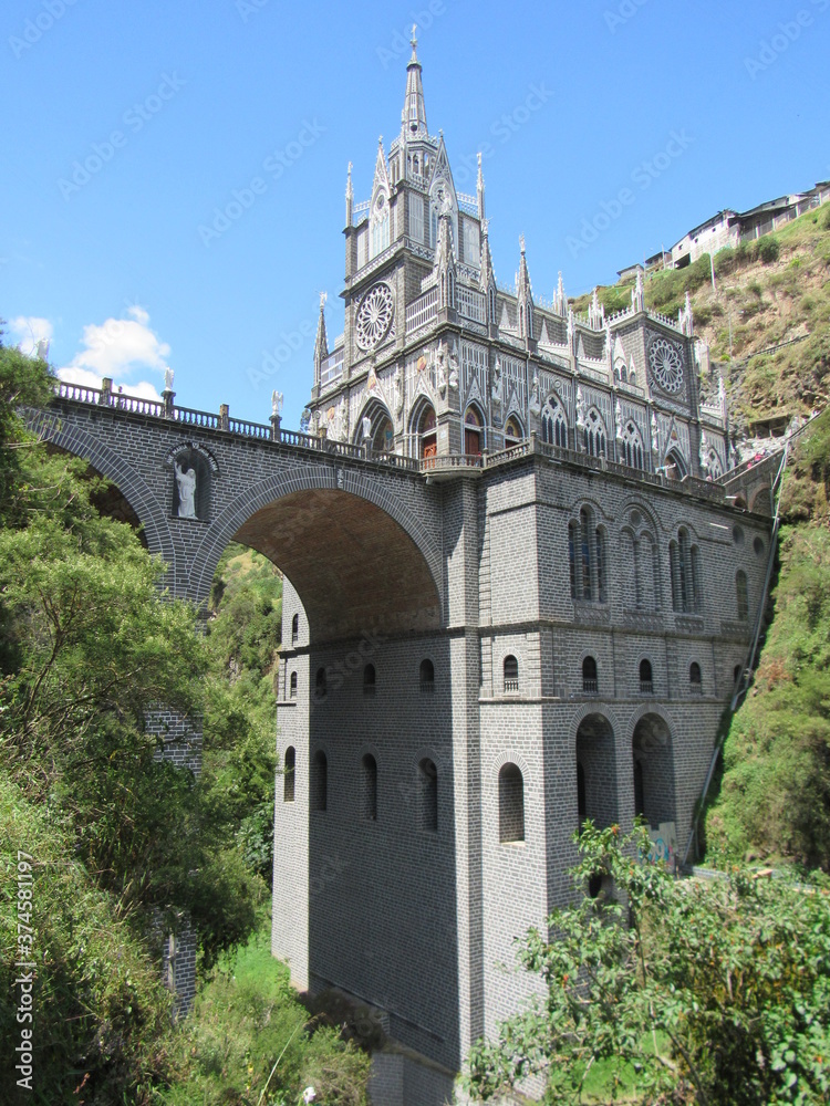 Santuario de Nuestra Señora del Rosario de Las Lajas.  LAS LAJAS, COLOMBIA