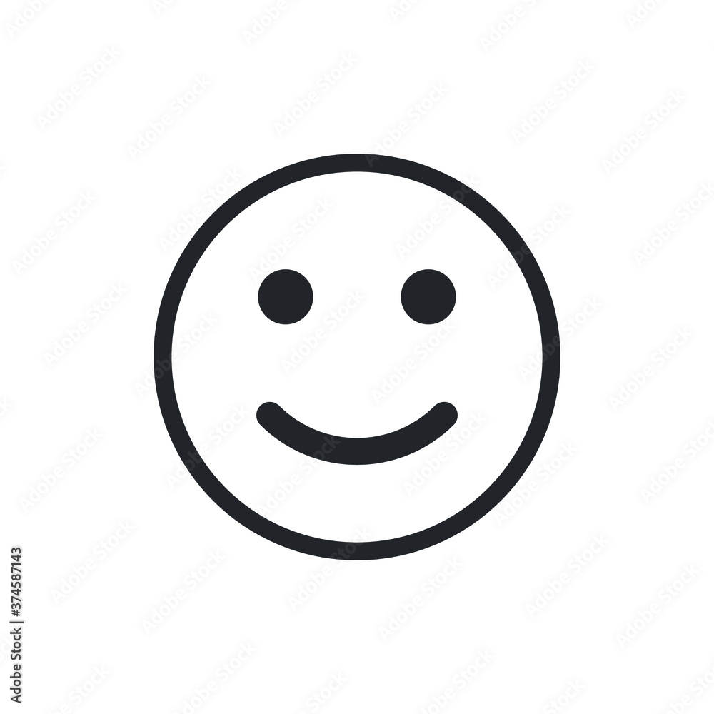 Face expression emoji isolated on white background EPS Vector Face expression emoji isolated on white background EPS Vector