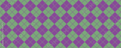 70s retro plaid pattern material vector illustration