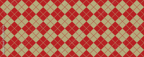 70s retro plaid pattern material vector illustration