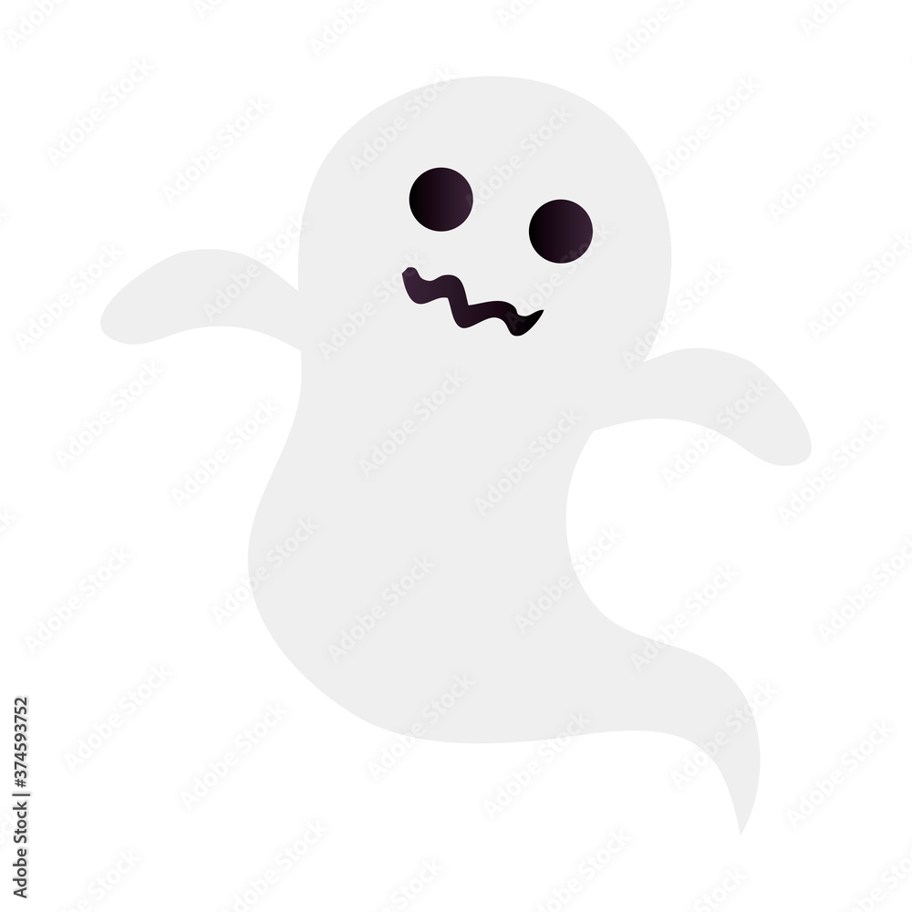 Halloween ghost cartoon design, Holiday and scary theme Vector illustration Halloween ghost cartoon design, Holiday and scary theme Vector illustration
