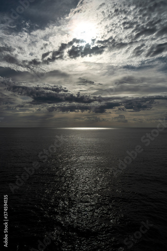 Beautiful clouds over the ocean, Sydney Australia