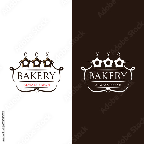 Bakery Shop Logo  Bread Vector illustration for Icon  Symbol  Graphic Resources  and Business. Editable Stroke
