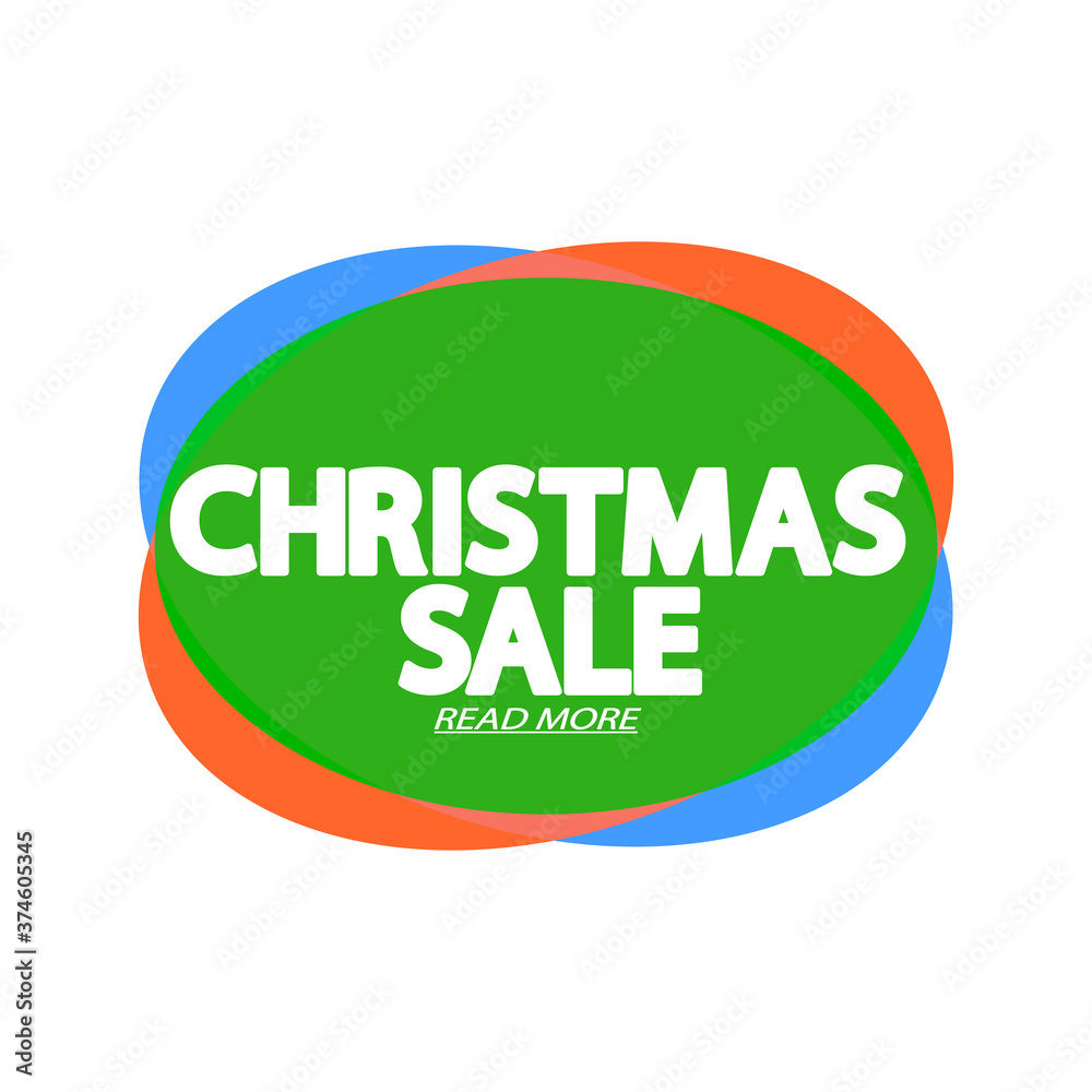Christmas Sale, bubble banner design template, Xmas discount tag, app icon, vector illustration Christmas Sale, bubble banner design template, Xmas discount tag, app icon, vector illustration