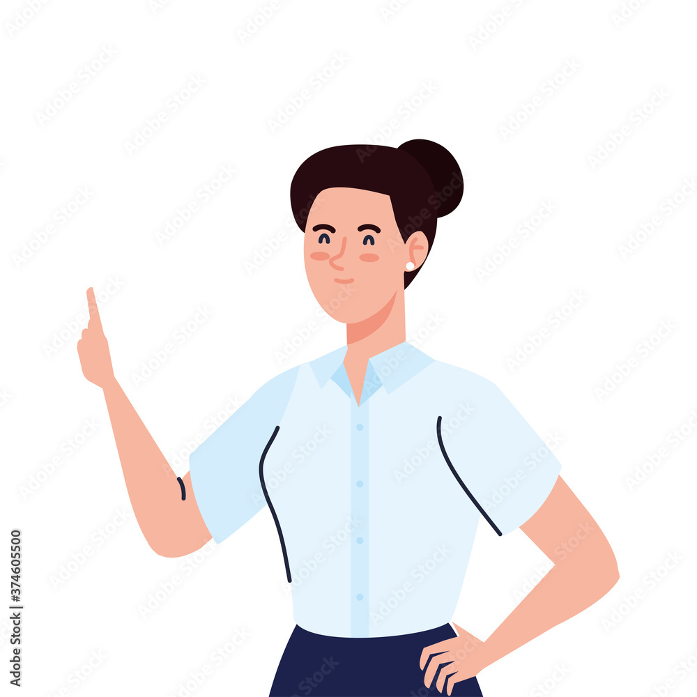 Avatar woman cartoon design, Girl female person people human and social media theme Vector illustration Avatar woman cartoon design, Girl female person people human and social media theme Vector illustration
