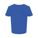 Isolated blue tshirt vector design