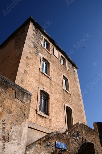 Corse: Ville de Corte.