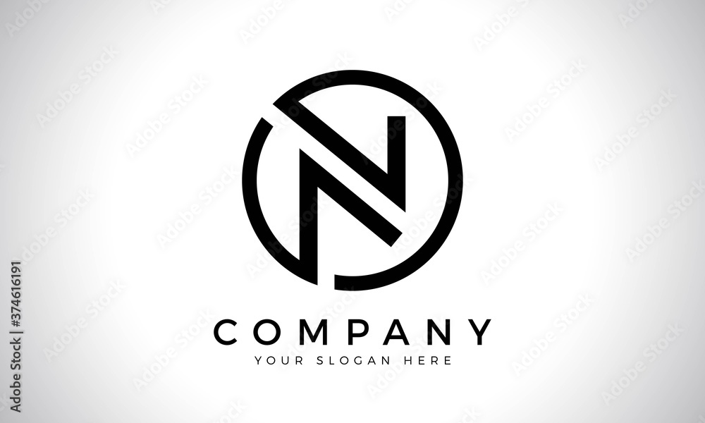 Initial Letter N Logo With Creative Modern Business Typography Vector Template. Creative Abstract Letter N Logo Design Initial Letter N Logo With Creative Modern Business Typography Vector Template. Creative Abstract Letter N Logo Design