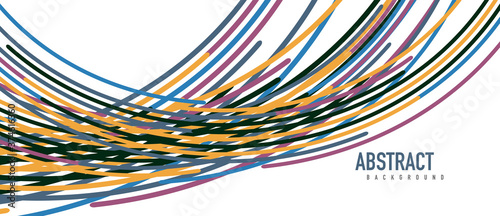 Аbstract moving colorful lines vector backgrounds for cover, placard, poster, banner or flyer