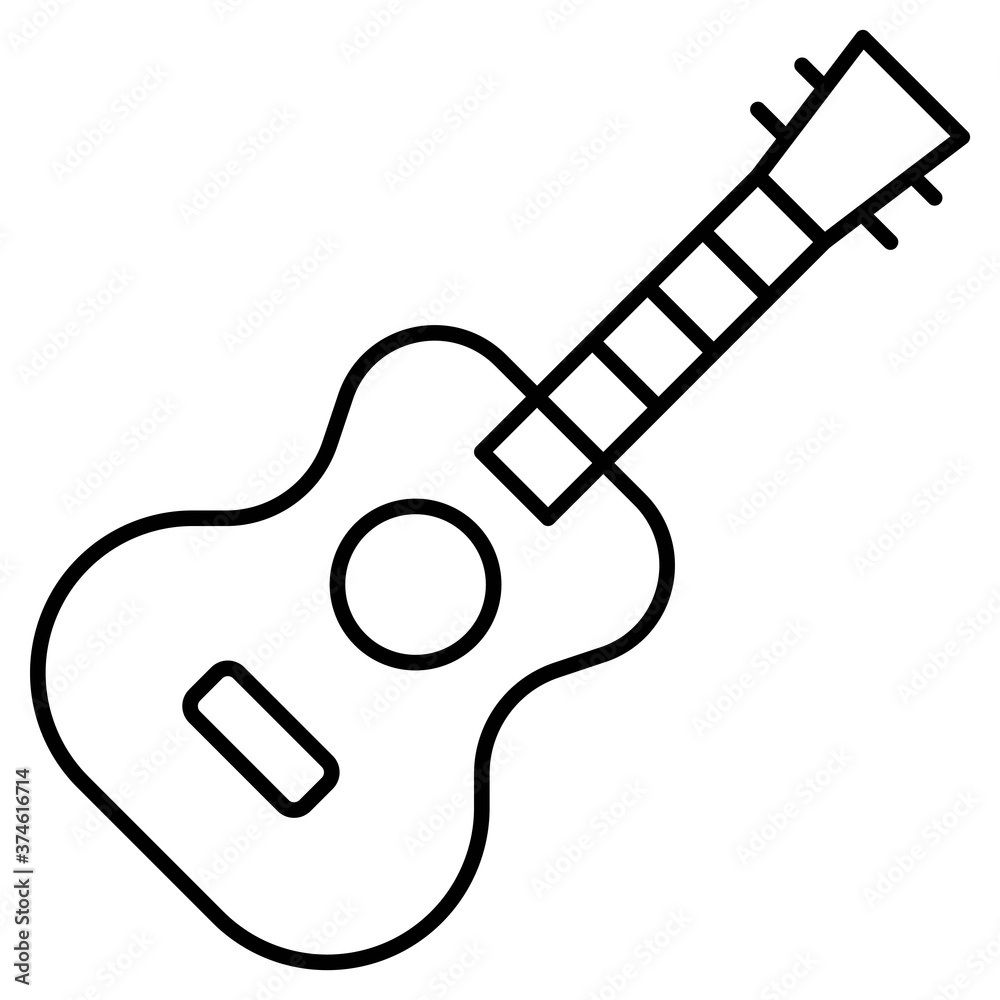 String instrument icon, Summer vacation related vector String instrument icon, Summer vacation related vector