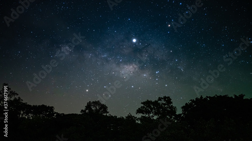 Beautiful Stars In The Night Sky © Aris Suwanmalee