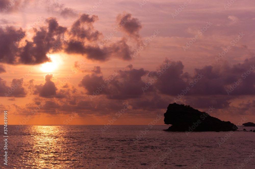 Princess of The Ocean, a beautiful sunset