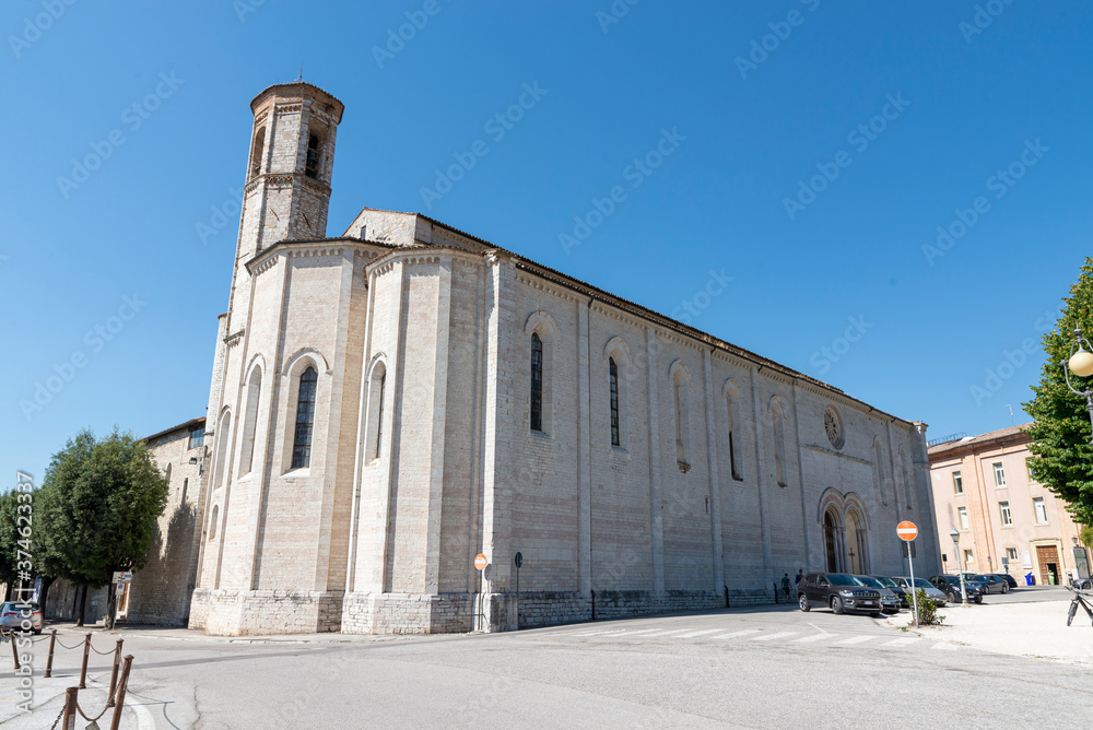 church of San Francesco in the town of Gubbio