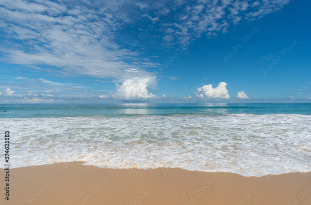 beach and sea sky background