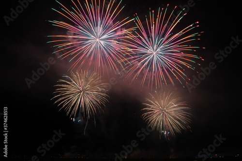 2018山梨市川大門の神明の花火 © leap111