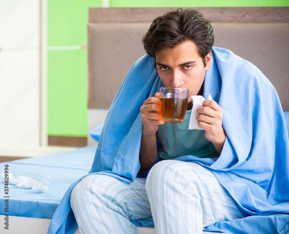 Man suffering from sleeping disorder and insomnia Man suffering from sleeping disorder and insomnia