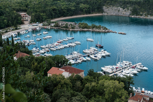 Fototapeta Naklejka Na Ścianę i Meble -  Port of st. John Paul II, Omisalj, Croatia