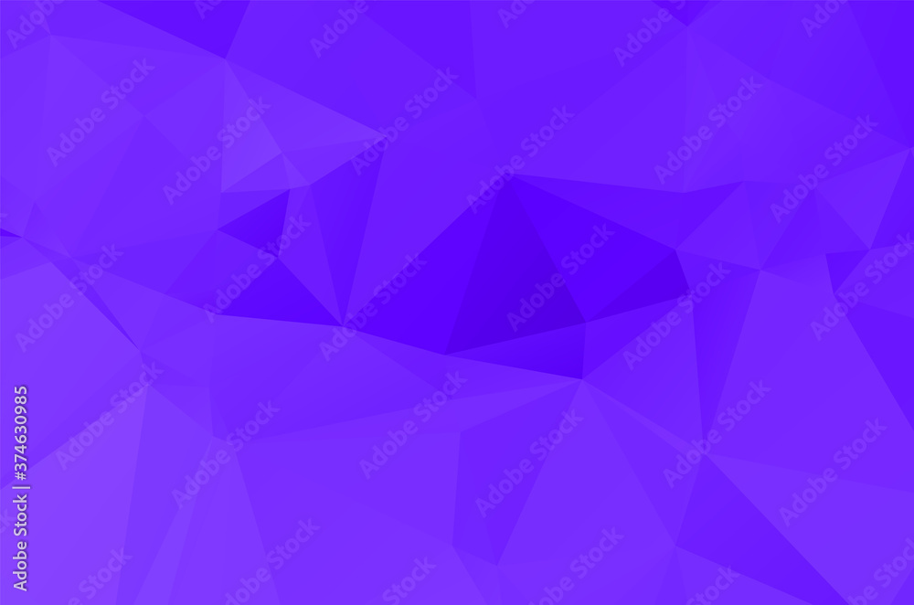 Purple vivid polygonal abstract background