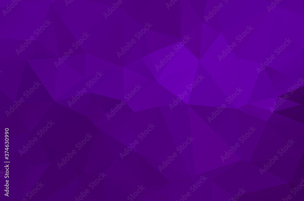 Purple vivid polygonal abstract background - obrazy, fototapety, plakaty 