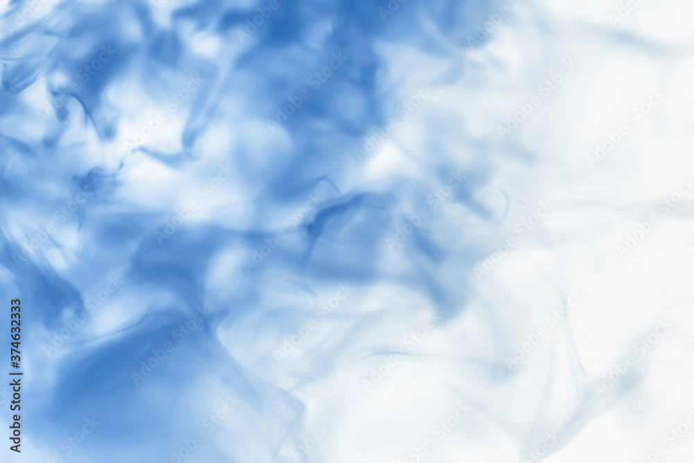 Puffs of paint in water. The dissolution of the dye in water. Water pollution. Concept art creativity. Puffs of paint in water. The dissolution of the dye in water. Water pollution. Concept art creativity.