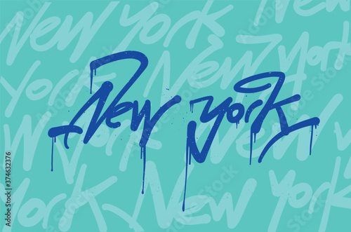 New York city lettering